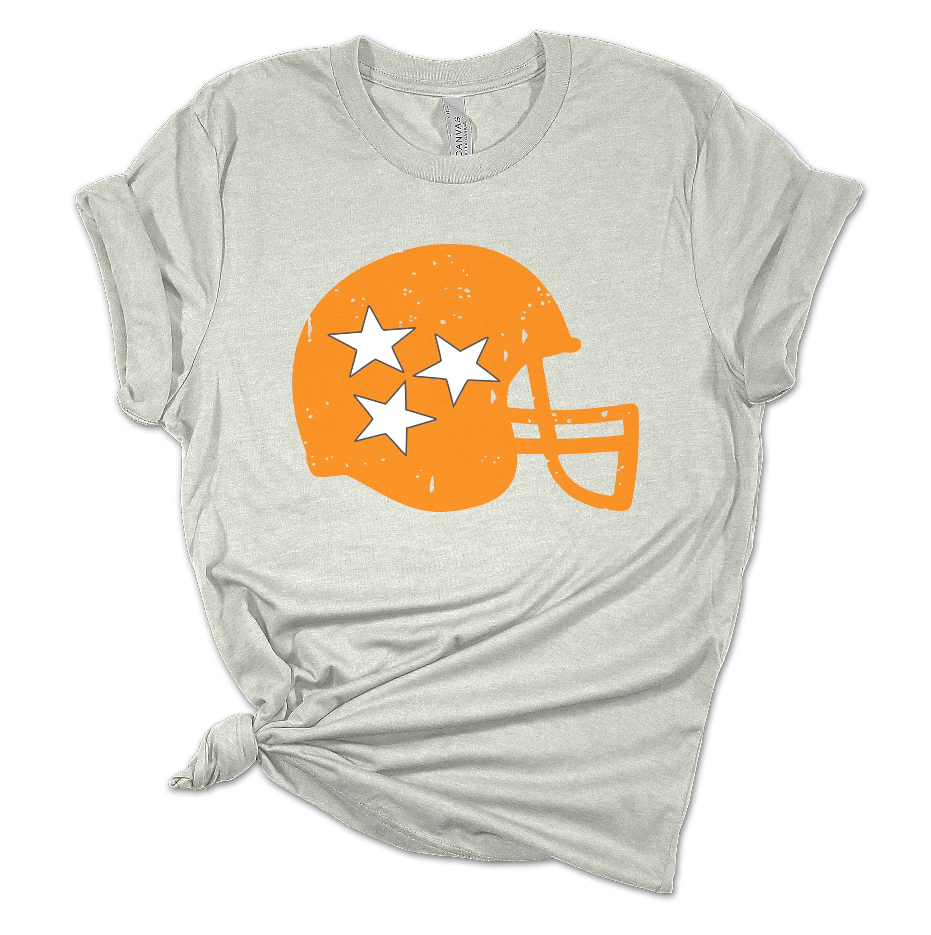 Womens Tennessee Tshirt Football Orange Helmet TN Liberia | Ubuy