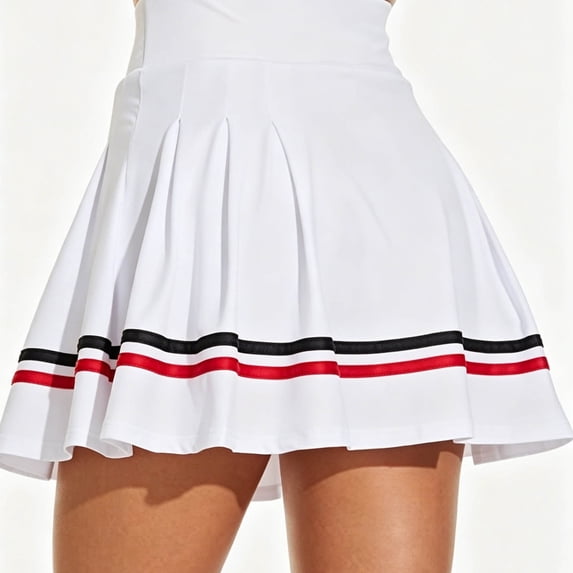 Womens Tennis Athletic Skirts Summer Pleated High Waisted Inner Pockets Skorts Stretchy Tummy Control Workout Outfits