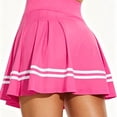 thumbnail image 1 of Womens Tennis Athletic Skirts Summer Pleated High Waisted Inner Pockets Skorts Stretchy Tummy Control Workout Outfits, 1 of 5