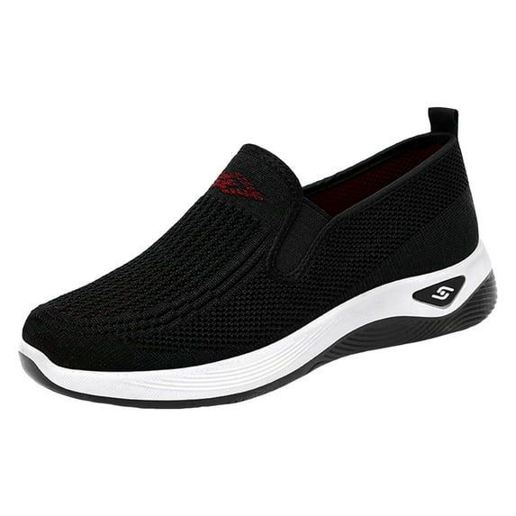 Womens Tennis Shoes Wide Width Non Slip Walking Gym Workout Athletic Comfortable Slip on Shoes