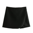 thumbnail image 1 of Womens Tennis Skorts Flowy Shorts Summer Shorts for Women 2025 Trendy Relaxed Fit Loose Activewear Skorts with Pockets(Summer, S, Black), 1 of 3