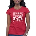 thumbnail image 1 of Womens Terminus BBQ Funny Zombie Apocalypse T-Shirt, 1 of 1