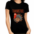 thumbnail image 1 of Womens Thanksgiving Shirt Turkey Shirt Womens Fall Tops Funny Thanksgiving Shirts Thankful Shirts for Women, 1 of 6