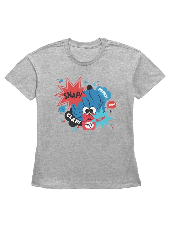 Womens The Cat in the Hat Thing 3 Clap Snap T Shirt
