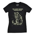 thumbnail image 1 of Womens The Catus Minorus Constellation Glow In The Dark T Shirt Funny Cats Tee Womens Graphic Tees, 1 of 9