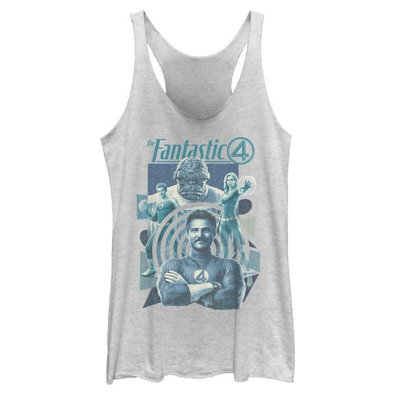 Womens The Fantastic Four: First Steps Greatest Heroes Racerback Tank