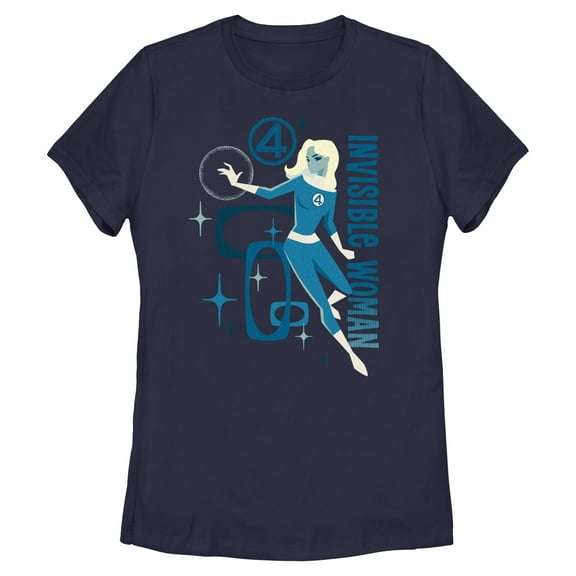 Womens The Fantastic Four: First Steps Retro Invisible Woman T Shirt