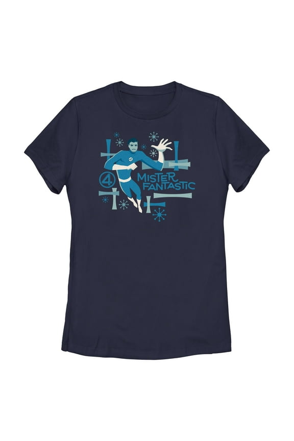 Womens The Fantastic Four: First Steps Retro Mister Fantastic T Shirt