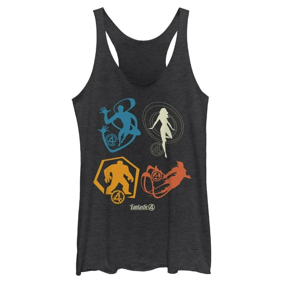 Womens The Fantastic Four: First Steps Super Icons Racerback Tank