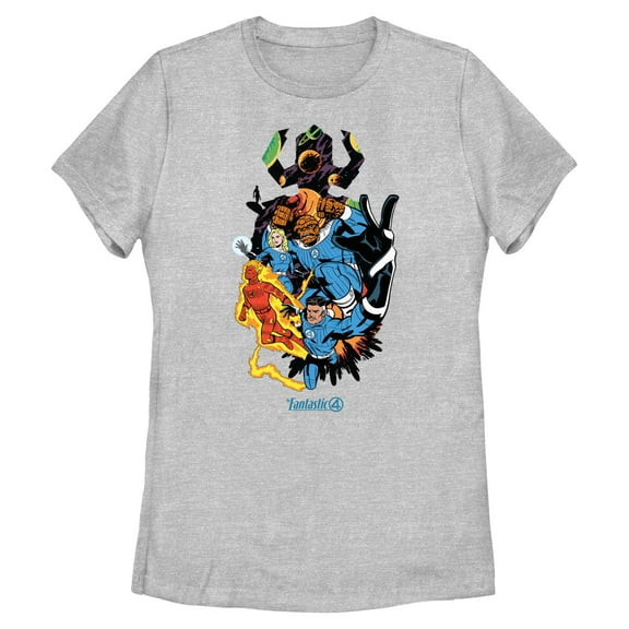 Womens The Fantastic Four: First Steps Team vs Galactus T Shirt