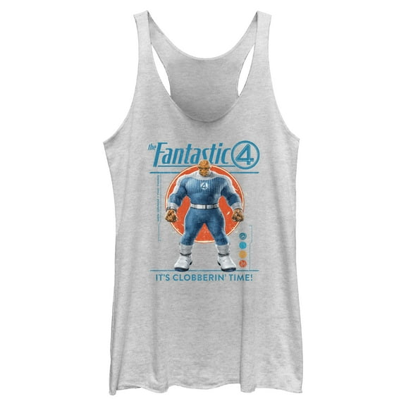 Womens The Fantastic Four: First Steps The Thing Clobbering Time Racerback Tank
