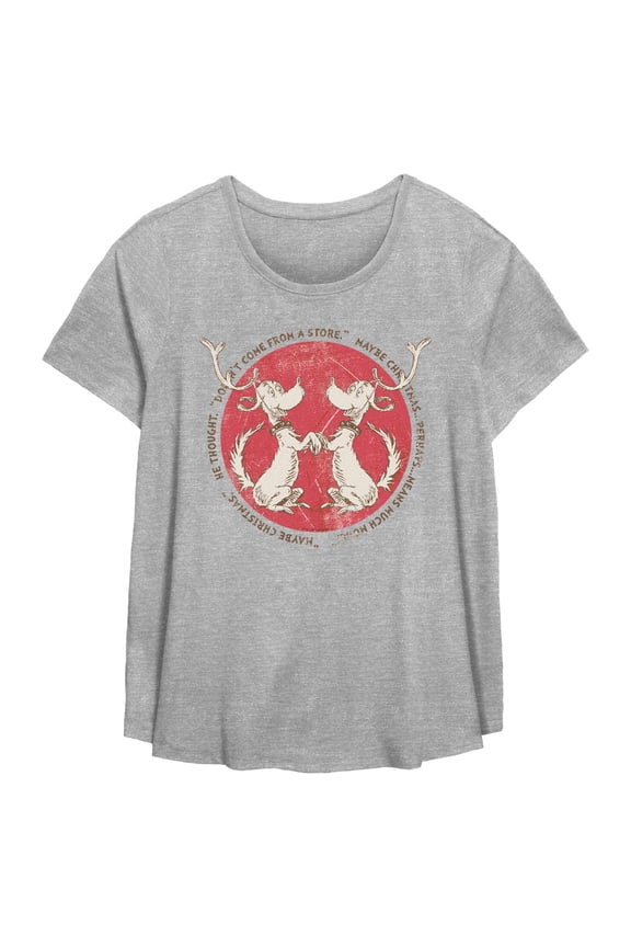 Womens The Grinch Maybe Christmas Cute Max T Shirt