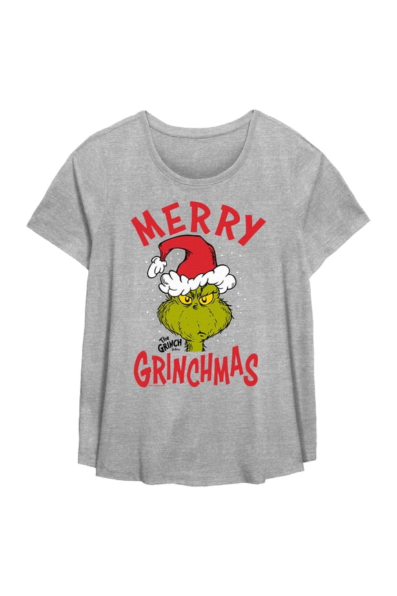 Womens The Grinch Merry Grinchmas T Shirt