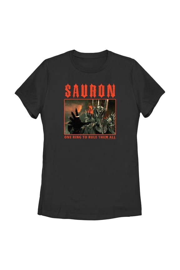 Womens The Lord of the Rings Sauron Ring Boxed Up T Shirt