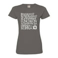thumbnail image 1 of Womens The Seven Daily Meals Deluxe Soft T-Shirt, 1 of 1