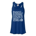 thumbnail image 1 of Womens The Seven Daily Meals Flowy Racerback Tank Top T-Shirt, 1 of 1