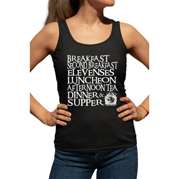 Womens The Seven Daily Meals Racerback Tank Top T-Shirt
