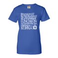 thumbnail image 1 of Womens The Seven Daily Meals T-Shirt, 1 of 1