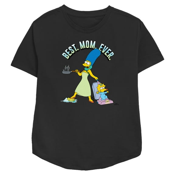 Womens The Simpsons Marge Best. Mom. Ever. T Shirt