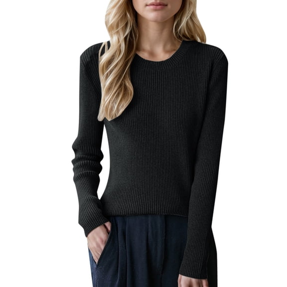 Womens Thermal Tops Long Sleeve Crew Neck Tees Womens Undershirts Womens Fitted Tops Womens Fall Clothes Women Shirts Casual