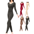 thumbnail image 1 of Womens Thermal Underwear Base Layer Set Warm Tops Bottoms Long Underwear Winter Warm Loungewear, 1 of 10