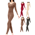 thumbnail image 1 of Womens Thermal Underwear Base Layer Set Warm Tops Bottoms Long Underwear Winter Warm Loungewear, 1 of 10