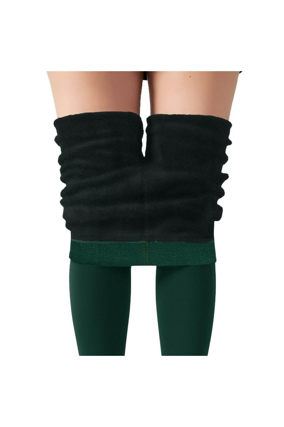 Womens Thermal Underwear Bottoms Fleece Lined Leggings Winter Warm Thick Tights Thermal Velvet Pants Control Soft Stretchy