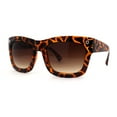 thumbnail image 1 of Womens Thick Plastic Horn Rim Retro Oversize Sunglasses Tortoise Brown, 1 of 4
