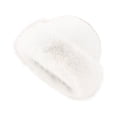 thumbnail image 1 of Womens Thick Plush Hat Bucket Hat Soft Warm Winter Cap Rounded Crown Full Plush Trim Casual Cold Weather Hat, 1 of 3