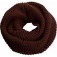 thumbnail image 1 of Womens Thick Ribbed Knit Winter Infinity Circle Loop Scarf, 1 of 6