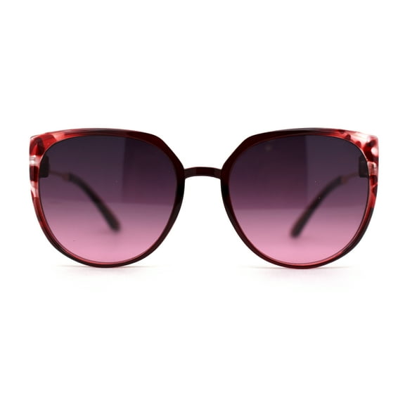 Womens Thin Oversize Cat Eye Butterfly 90s Designer Sunglasses Red Purple