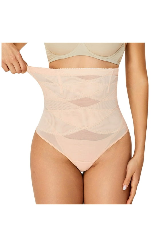 Womens Thin Plus Size High Waist Shapewear - Nylon Spandex, Underwear - S-XXL
