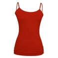 thumbnail image 1 of Womens Thin Strap Camisole - Fire Red, 1 of 4