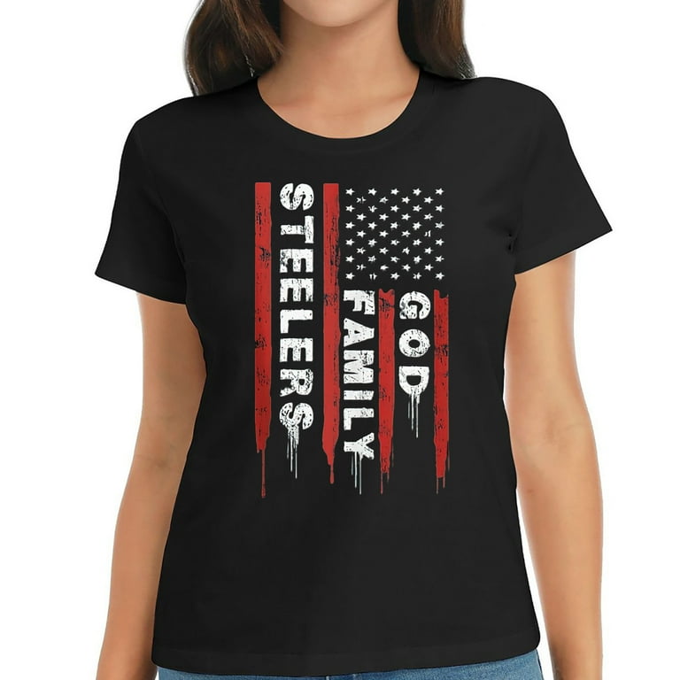 God Family Steelers T Shirt- Father's Day Gift T-Shirt God Family Steelers T Shirt- Father's Day Gift T-Shirt