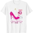 thumbnail image 1 of Womens This Queen Was Born In July 25Th Birthday For Queens Girls T-Shirt White 3X-Large, 1 of 5