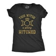 thumbnail image 1 of Womens This Witch Is Getting Hitched T Shirt Funny Halloween Wedding Bride Tee Womens Graphic Tees, 1 of 9