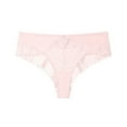 thumbnail image 1 of Womens Thong Underwear 4 Colors Lace Trim Comfy G String Brief Underwear, 1 of 4