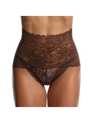 Womens Sexy Underwear See Through Lingerie Lace Mesh Briefs Panties Knickers