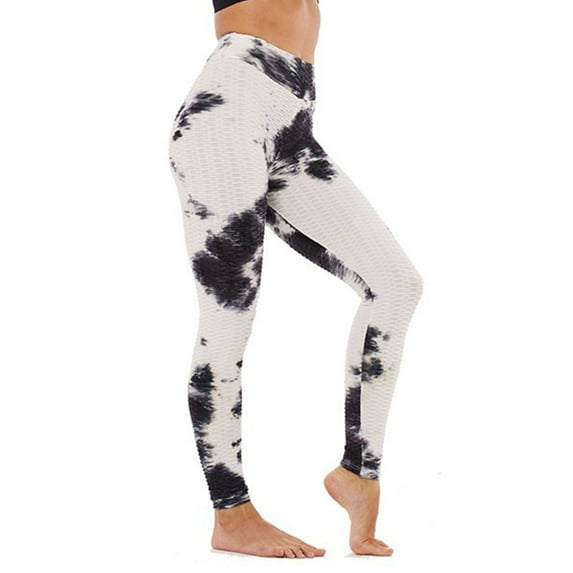 Womens Tie Dye Butt Lift Tik Tok Yoga Pants