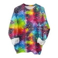 thumbnail image 1 of BJUTIR Women Sweatshirts & Hoodies S Tie Dye Printed Long Sleeve Sweatshirt Crew Neck Sweatshirt Hooded Sweatshirt, 1 of 4