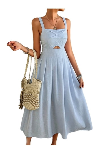 button front a line midi dress Sleeveless A-Line Wedding Dress with Boat Neckline, Pearl Lace Bodice   Think Bridal