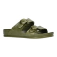 thumbnail image 1 of Time and Tru Women's Double Buckle EVA Slide Sandals, 1 of 6