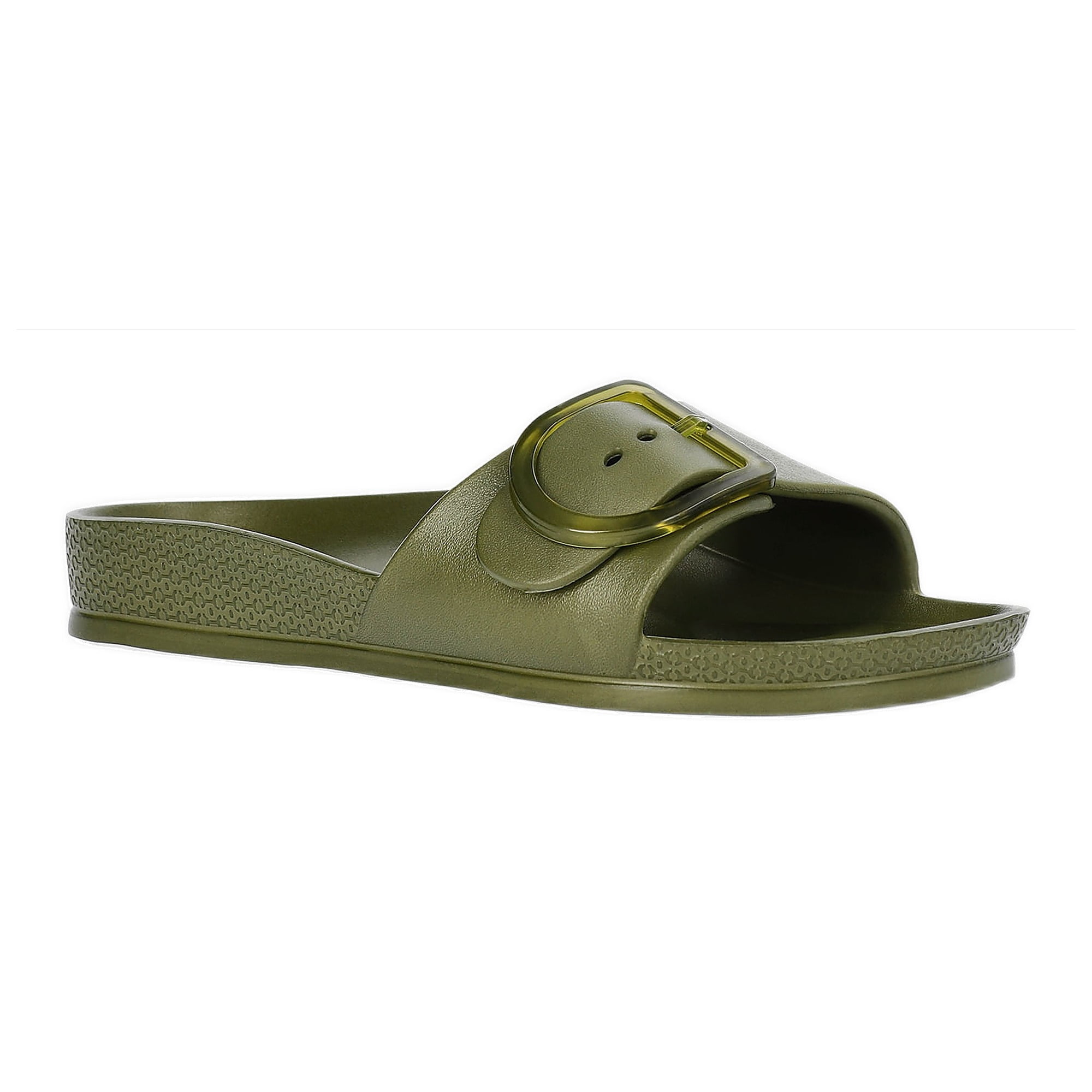 Time and Tru Women's One Buckle EVA Sandals