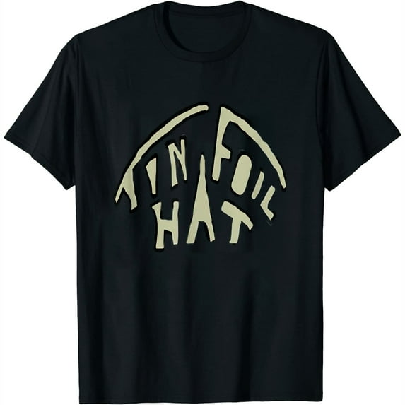 Womens Tin Foil Hat T-Shirt Black X-Large