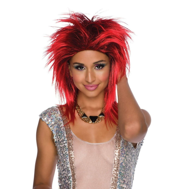 Rock Diva Wig Adult Red Tina Turner Rock Diva Wig Adult Red Tina Turner