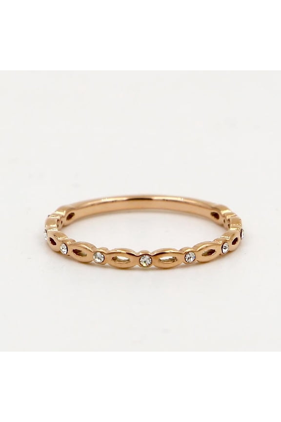 Womens Titanium Steel Rose Gold Plated Tailor Ring With Diamonds Korean Style Custom Letter Number Design Ring