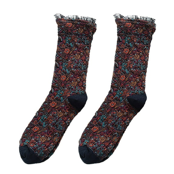 Womens To Keep Warm Sock Anaglyph Restoring Ancient Ways Lightweight Cotton Socks One Size