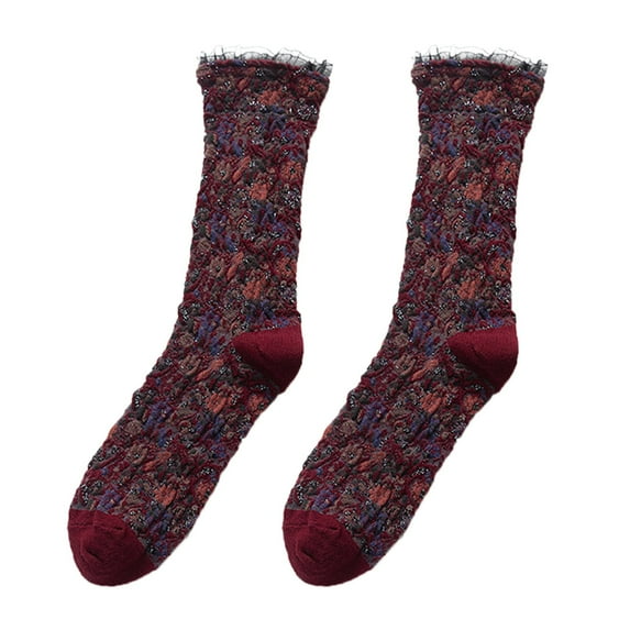 Womens To Keep Warm Sock Anaglyph Restoring Ancient Ways Lightweight Cotton Socks One Size