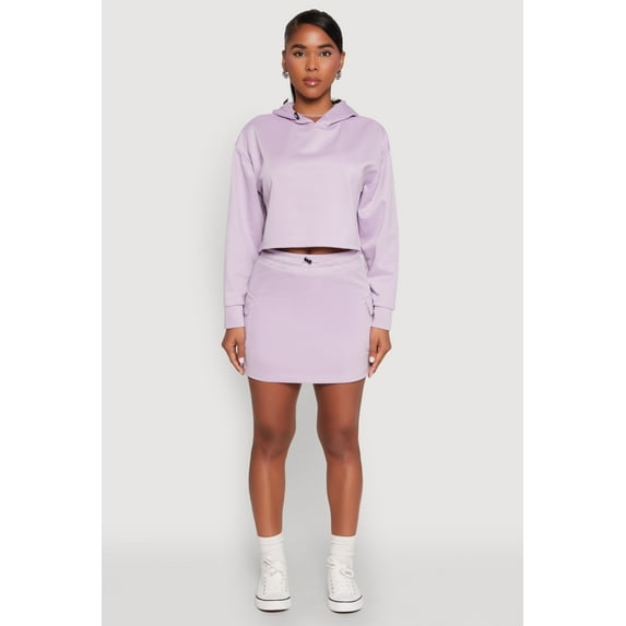 Womens Toggle Drawstring Cargo Skort