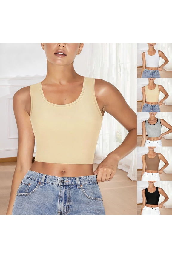 Womens Tomboy Seamless Compression Bra Top Minimizer Crop Shaper Breathable Elegant Shapewear Beige L
